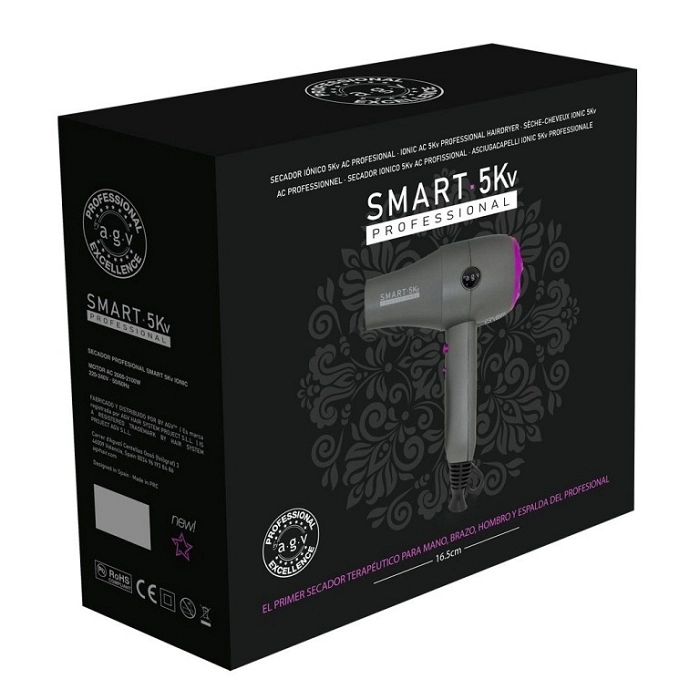 SECADOR SMART 5Kv PROFESSIONAL GRIS/ROSA SECADOR SMART 5Kv PROFESSIONAL GRIS/ROSA