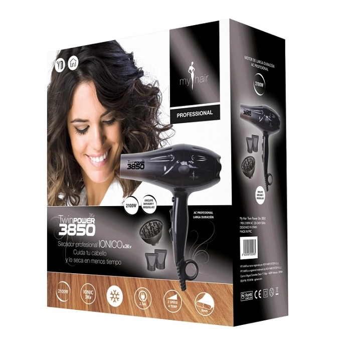 SECADOR TWINPOWER 3850 IONICO MY HAIR SECADOR TWINPOWER 3850 IONICO MY HAIR