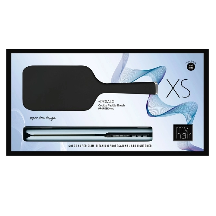 SET MY HAIR PLANCHA XS + PADDLE BRUSH