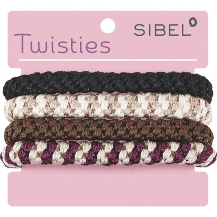 SIBEL GOMAS PARA EL PELO TWISTIES MULTICOLOR (PACK DE 4) REF P050353 SIBEL GOMAS PARA EL PELO TWISTIES MULTICOLOR (PACK DE 4) REF P050353