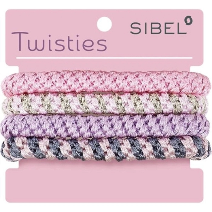 SIBEL GOMAS PARA EL PELO TWISTIES MULTICOLOR (PACK DE 4) REF P050353 SIBEL GOMAS PARA EL PELO TWISTIES MULTICOLOR (PACK DE 4) REF P050353
