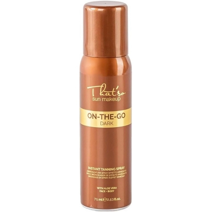 SPRAY BRONCEADOR EFECTO INMEDIATO ON THE GO DARK 75 ML THATSO SUN MAKE UP SPRAY BRONCEADOR EFECTO INMEDIATO ON THE GO DARK 75 ML THATSO SUN MAKE UP