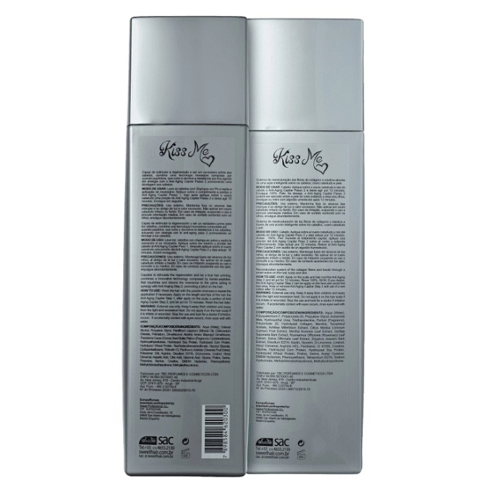 SWEET KIT ANTI-AGING KERATINA VEGETAL + ACIDO HIALURONICO (PASO 1 + PASO 2)