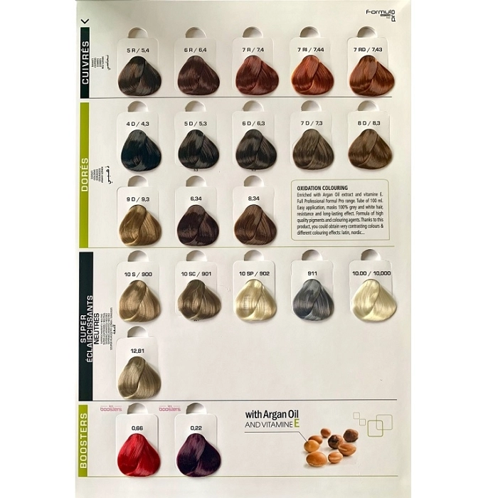 TINTE FORMUL PRO PROFESSIONAL WITH ARGAN OIL 100 ML