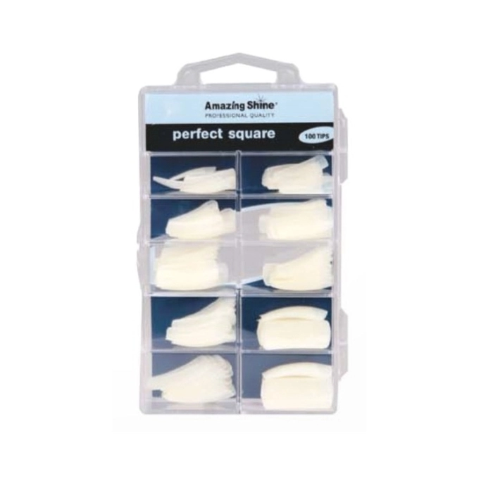 TIP UÑAS PERFECT SQUARE (100 UNIDADES) REF : 133N AMAZING SHINE