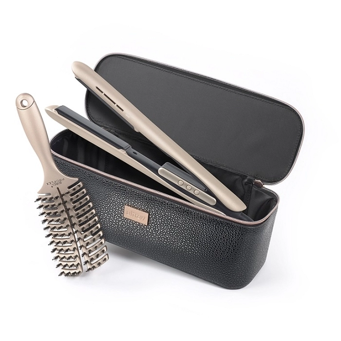 ULTRON SET PLANCHA ENYI CHAMPAGNE + CEPILLO PROFLEX GRATIS REFP005508