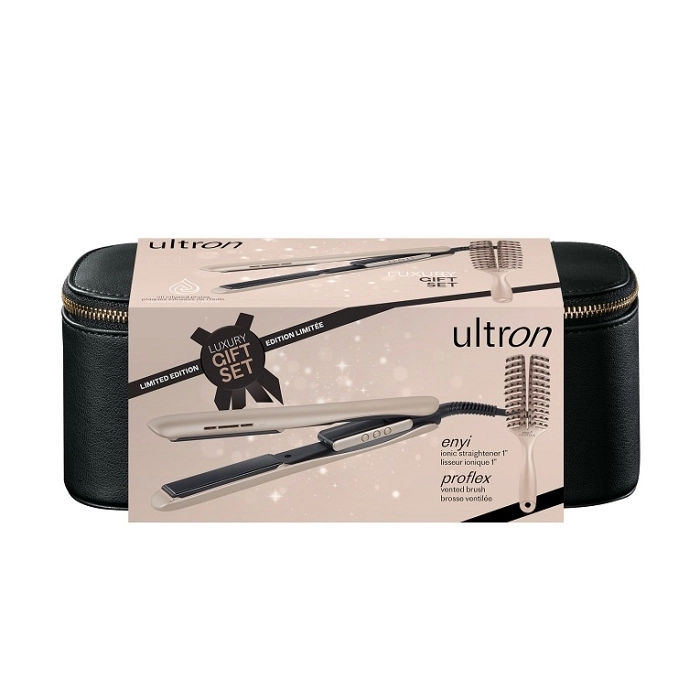 ULTRON SET PLANCHA ENYI CHAMPAGNE + CEPILLO PROFLEX GRATIS REFP005508