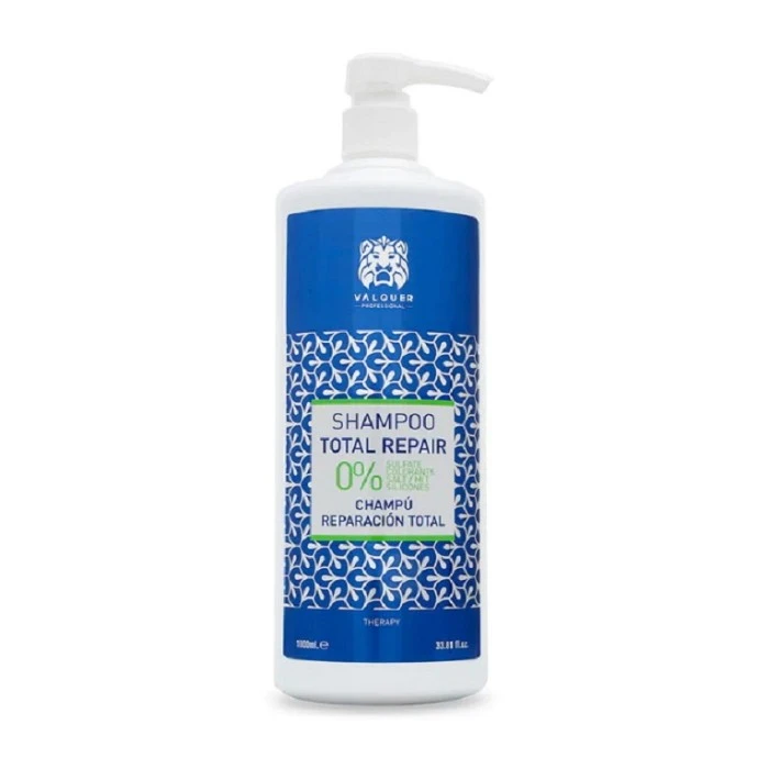 VALQUER CHAMPU REPARADOR CABELLO DAÑADO 0%  1000ML. TOTAL REPAIR SHAMPOO