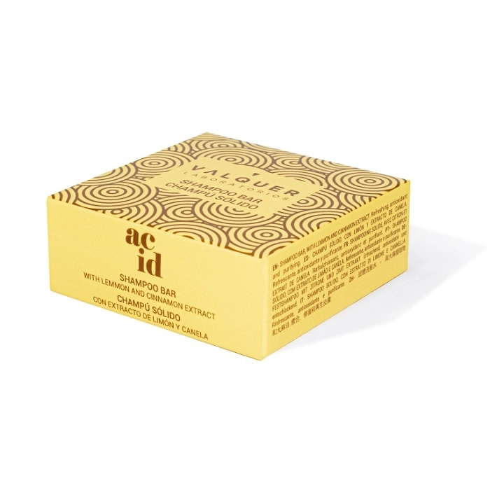 VALQUER CHAMPU SOLIDO ACID EXTRACTO DE LIMON Y CANELA 50G REF 33970