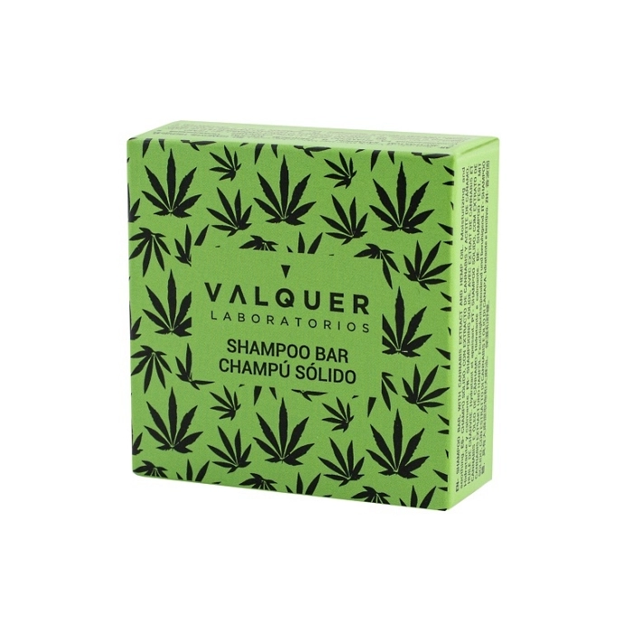 VALQUER CHAMPU SOLIDO HEMP (EXTRACTO DE CANNABIS Y ACEITE DE CAÑAMO) 50 G