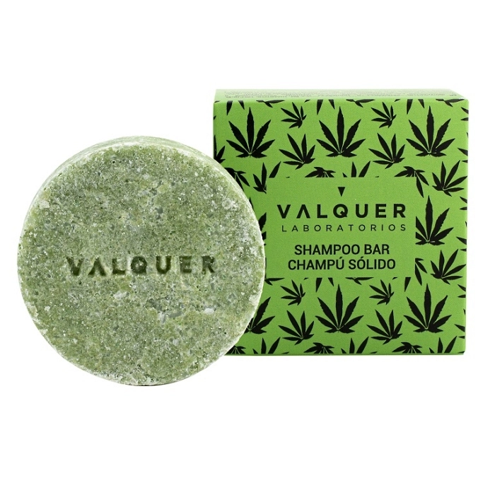 VALQUER CHAMPU SOLIDO HEMP EXTRACTO DE CANNABIS Y ACEITE DE CAÑAMO 50G REF 33972