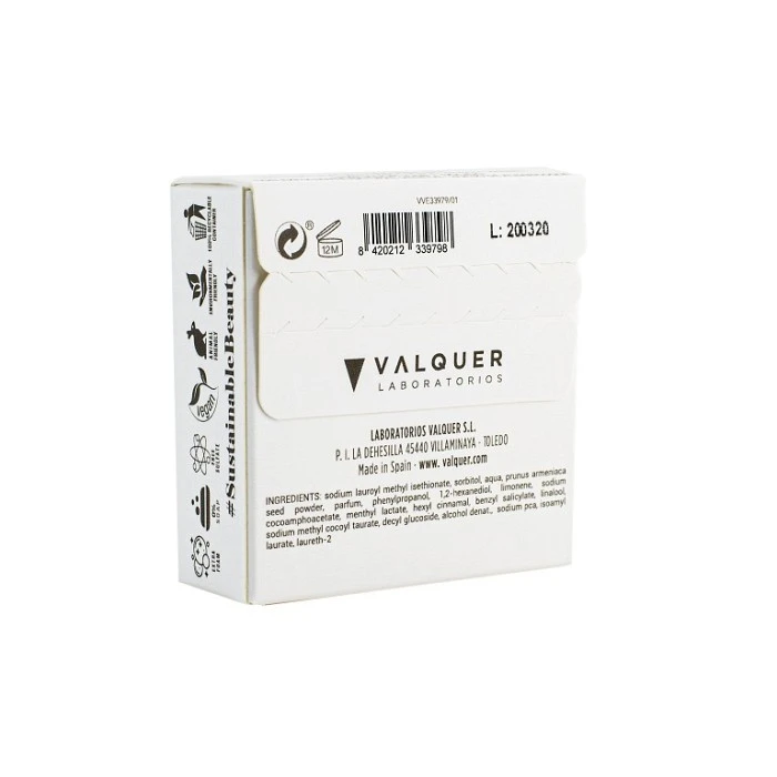 VALQUER LIMPIADOR SOLIDO 3 EN 1 SUGAR 50 G.
