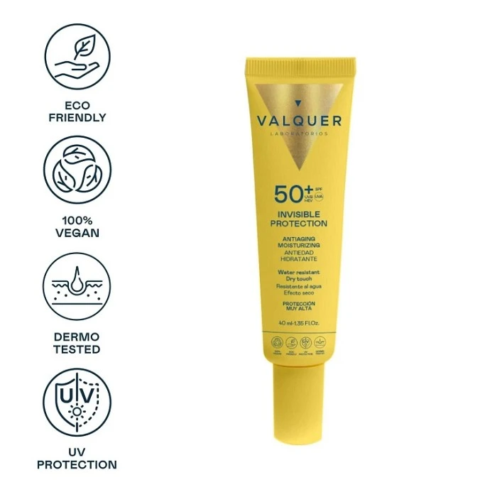 VALQUER SERUM FACIAL INVISIBLE PROTECTION SPF 50+ ANTIEDAD E HIDRATANTE